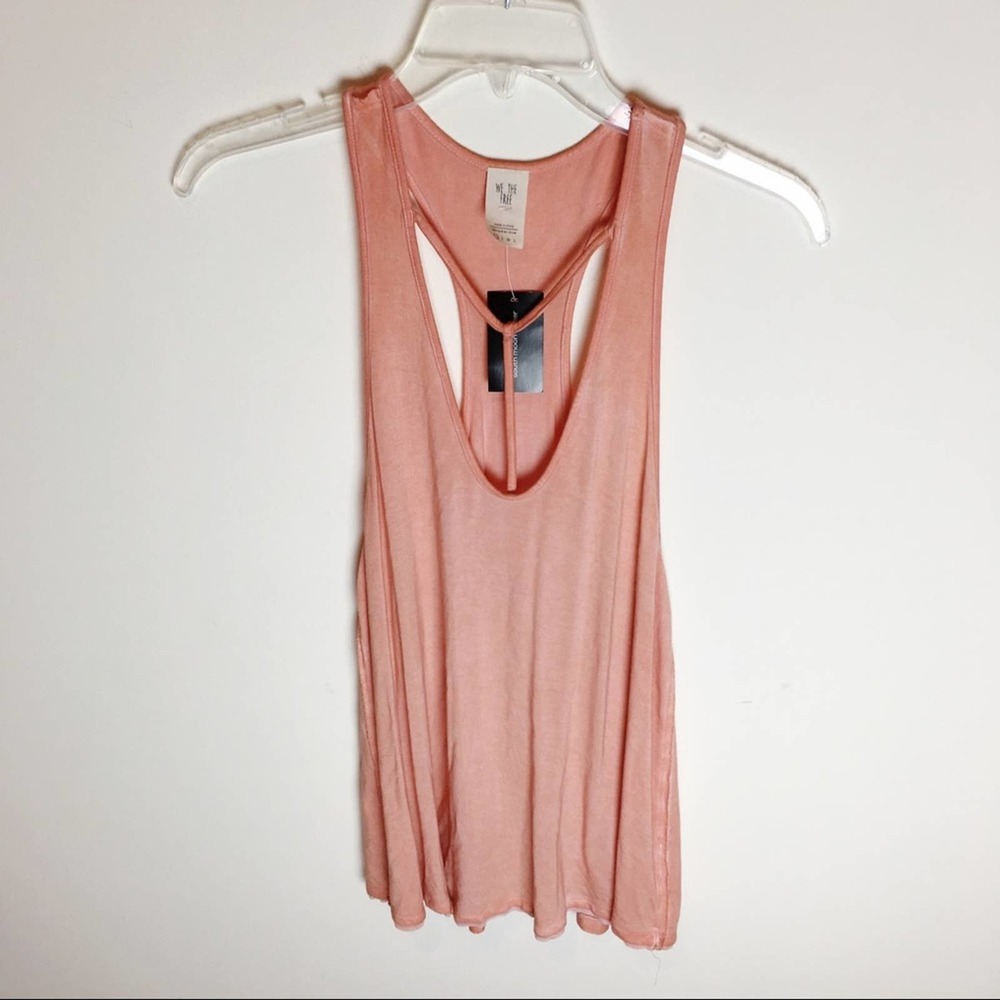 NWT We the Free Coral Flowy Top Free People